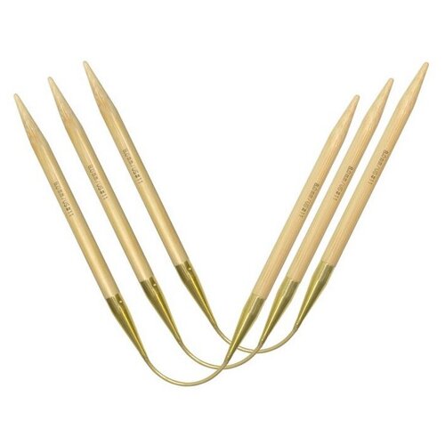 Спицы чулочные гибкие addiCraSyTrio Bamboo Long, 6 мм