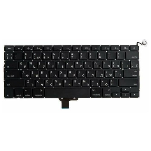 клавиатура ZeepDeep для MacBook Pro 13 A1278 Late 2008 - Mid 2012 прямой Enter RUS 1272₽