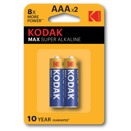 Kodak Батарейка Kodak Max LR03 BL2, 2шт батарейка duracell lr03 bl2 professional 2шт б0023827