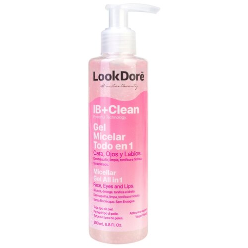 LookDore Мультифункциональный мицеллярный гель IB + Clean Micellar Gel, 200 мл, 200 г