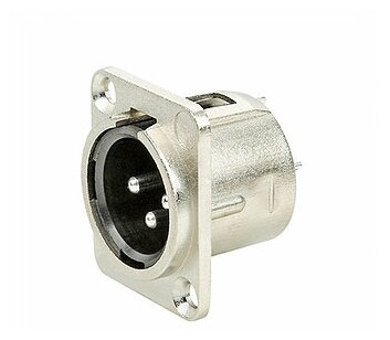 S3MDX Разъем панельный XLR 3p male, SHNOOR