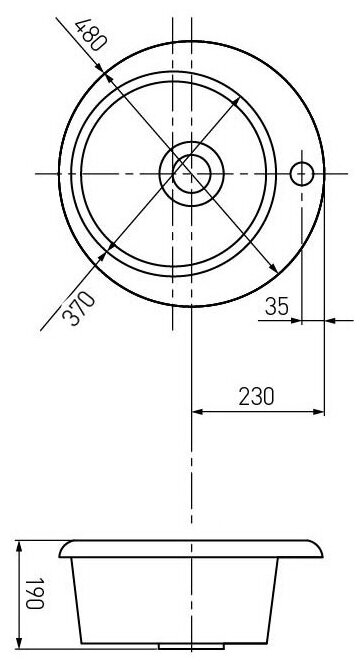 Мойка гранитная Акватон Иверия песочная 1A711032IV220