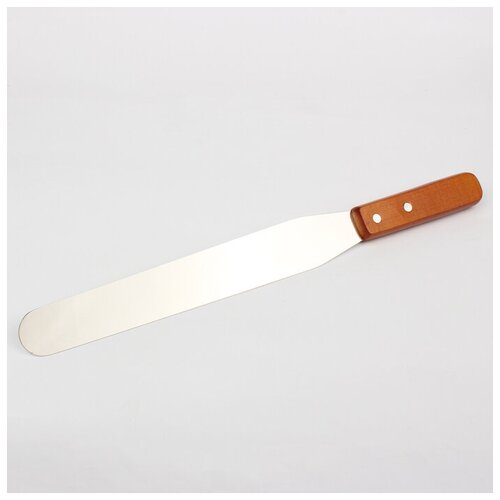 Лопатка-палетка с деревянной ручкой прямая 375 см рабочая часть 25 см 458₽