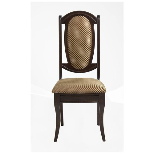 Стул Королевский деревянный с мягким сидением и спинкой Red &Black венге