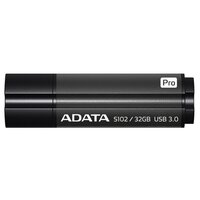 USB 3.1 Flash Drive 32GB ADATA Superior S102 Pro, серый алюминий (AS102P-32G-RGY)