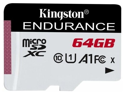Карта памяти 64GB Kingston SDCE/64GB MicroSDXC, Class 10 A1 UHS-I