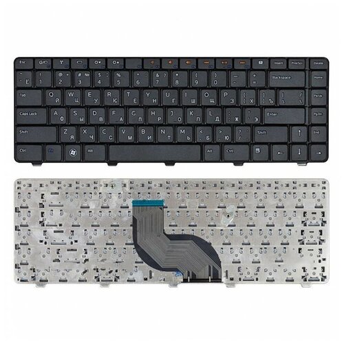 Клавиатура для ноутбуков Dell Inspiron 14V, 14R, N4010, N4030, N5030, M5030 (Черная) клавиатура для ноутбука dell m5030