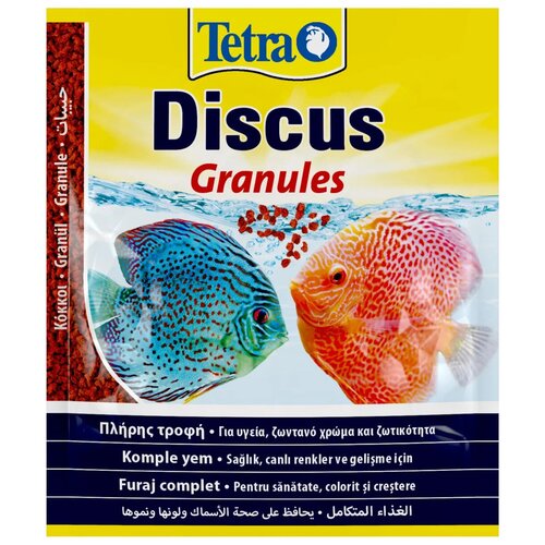 TetraDiscus Granules (гранулы) 15г Основной корм для дискусов (Германия), 290310 (16 шт)