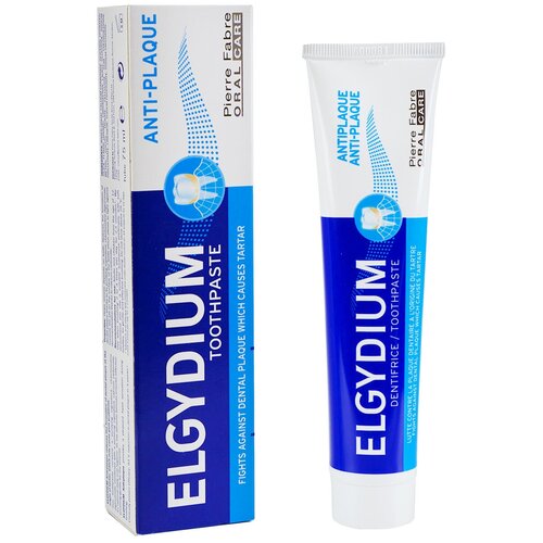 Купить Эльгидиум зубная паста Против зубного налета 75мл, Elgydium, Зубная паста