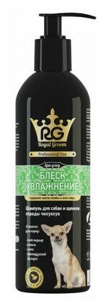 Apicenna Royal Groom «Блеск и Увлажнение». Шампунь для собак и щенков породы чихуахуа 200 мл