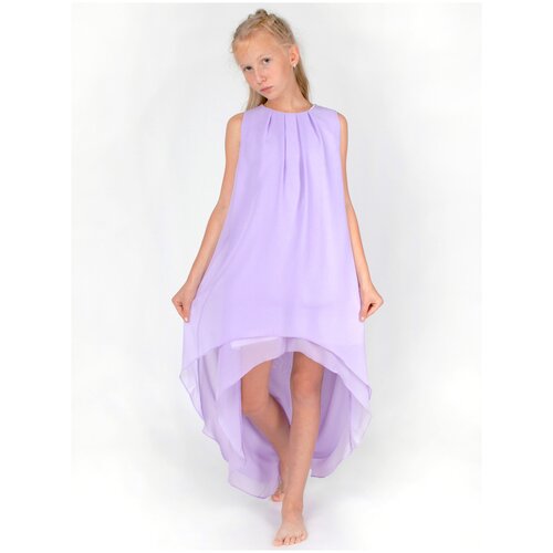 фото Платье нарядное, размер 134, фиолетовый orini