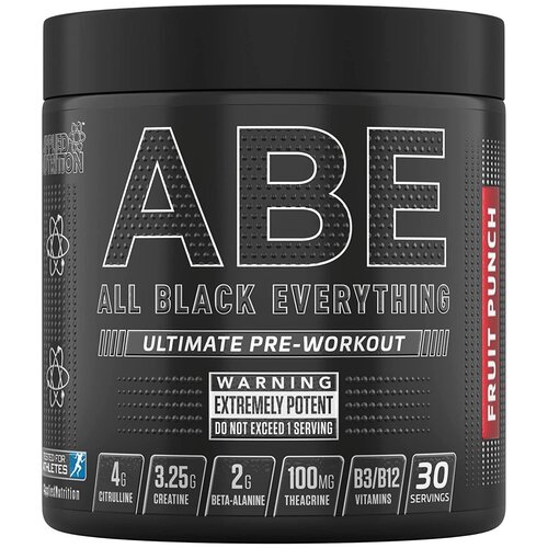 ABE (All Black Everything), 315 г / 30 порций, Fruit Punch / Фруктовый Пунш