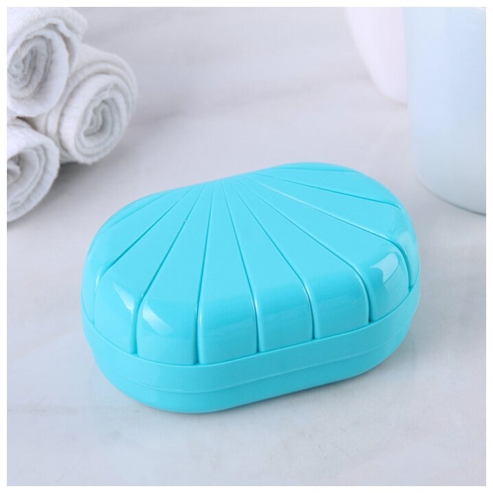 фото Мыльница «Дорожная», 11,5×8×4 см, цвет микс