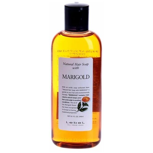 шампунь для волос с экстрактом календулы и ромашки natural hair soap with marigold шампунь 1000мл Шампунь Lebel Cosmetics Hair Soap With Marigold, 1000 мл