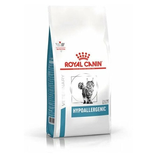 ROYAL CANIN VD HYPOALLERGENIC DR25 ветеринарная диета, сухой корм для кошек при пищевой аллергии или непереносимости, 500 г