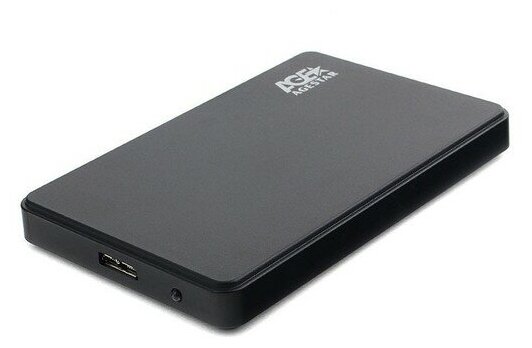 Внешний модуль AgeStar 3UB2P2 (BLACK) 2.5"SATA HDD, пластик, черный