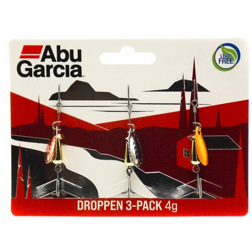 Блесна вращающаяся Abu Garcia Droppen 3-Pack 4 г набор 3 шт 1549760 1275₽