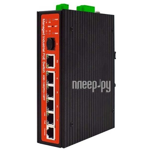 Коммутатор Wi-Tek WI-PMS305GF-I черный 3473600₽