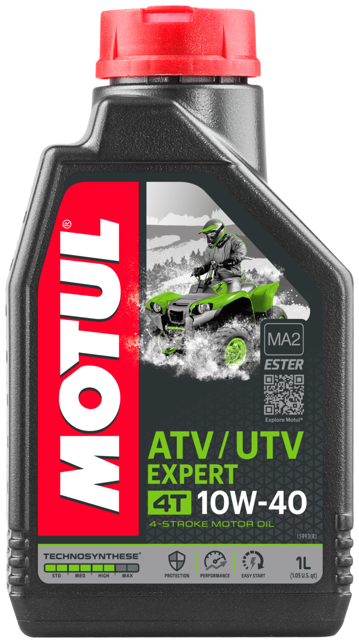 Масло моторное для квадроциклов 10w40 motul 1л полусинтетика atv-utv expert 4t