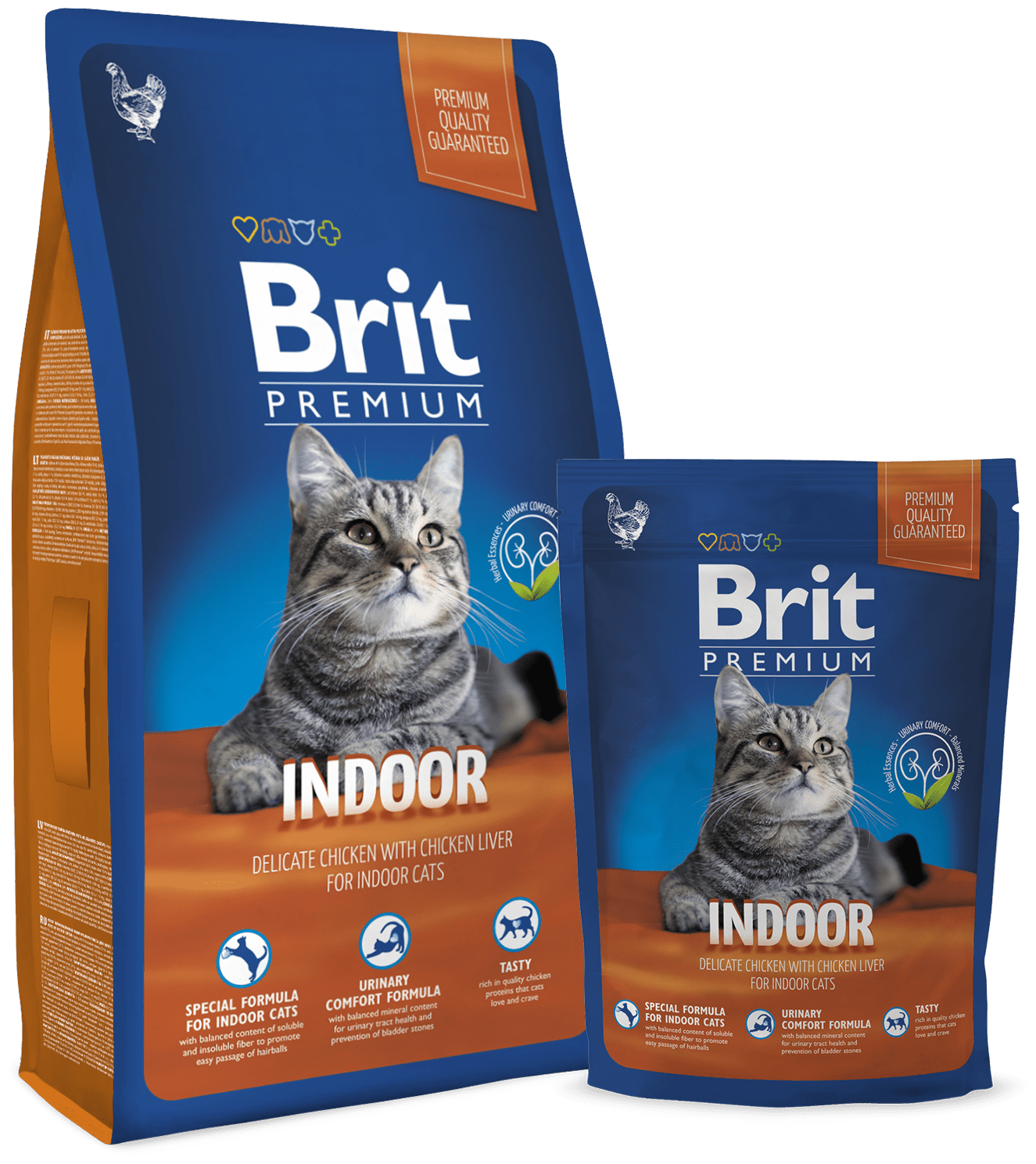 Полнорационный сухой корм Brit Premium Cat Indoor с курицей для кошек дом. содержания 0,8 кг - фотография № 5