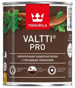 Антисептик для дерева <b>Valtti</b> Pro (Валтти Про) <b>TIKKURILA</b> 0,9л орегон Пленочно-лессирующая лазурь для 