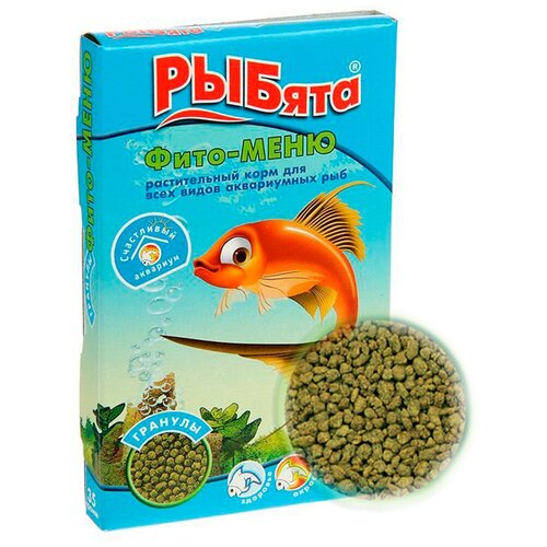 Рыбята Фито-меню (гранулы) для рыб (35 г.)
