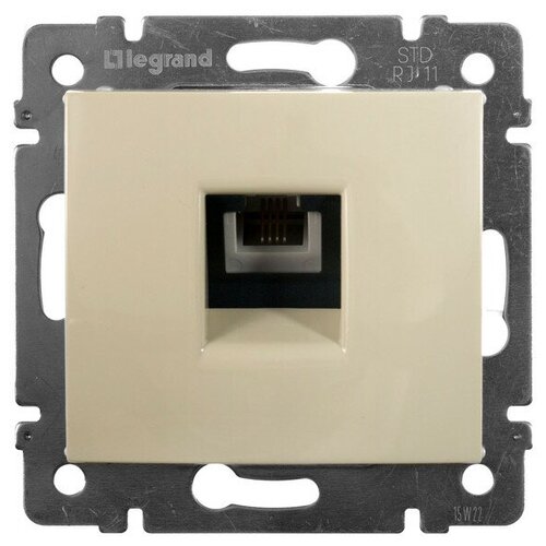 Розетка 1 пост телефонная RJ11 LEGRAND Valena слоновая кость