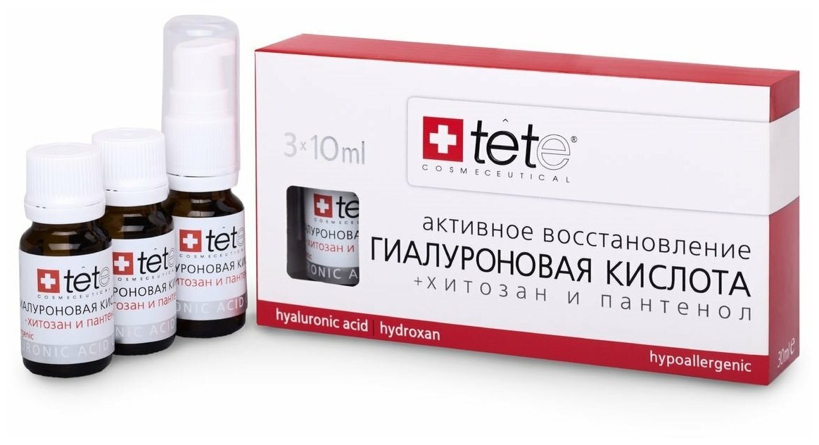 Гиалуроновая кислота с хитозаном и пантенолом TETe Cosmeceutical Hyaluronic Acid and Hydroxan Panthenol