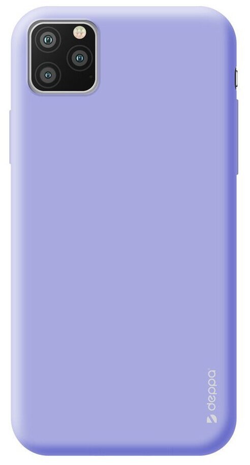 Чехол (клип-кейс) DEPPA Gel Color Case, для Apple iPhone 11 Pro Max, лаванда [87250] - фото №7