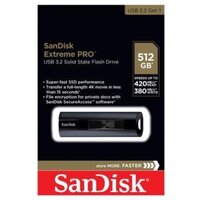 USB флешка SANDISK 512Gb Extreme Pro USB 3.2 Gen 1 (420/380 Mb/s)