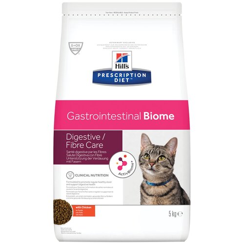 Хиллс 605850 Диета сух.д/кошек Gastrointestinal Biome лечение ЖКТ 1,5кг