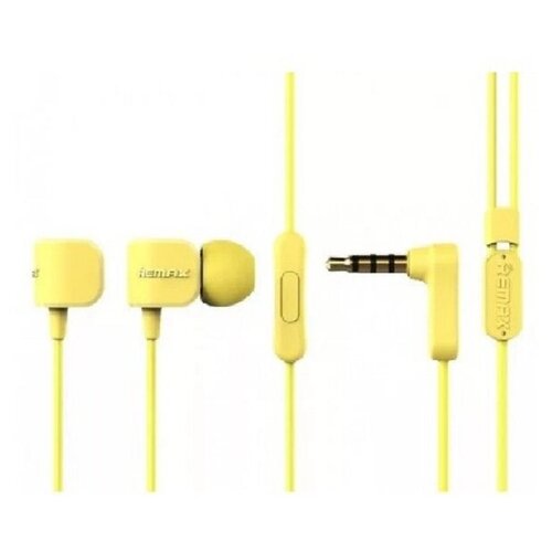 Наушники внутриканальные Remax RM-502 микрофон кабель 12м 71600₽