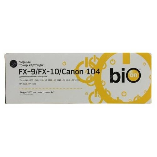 Картридж Bion FX-9/FX-10/104 для Canon MF 4000 4100 4600 2000стр Черный картридж bion fx 9 fx 10 104 2000стр черный