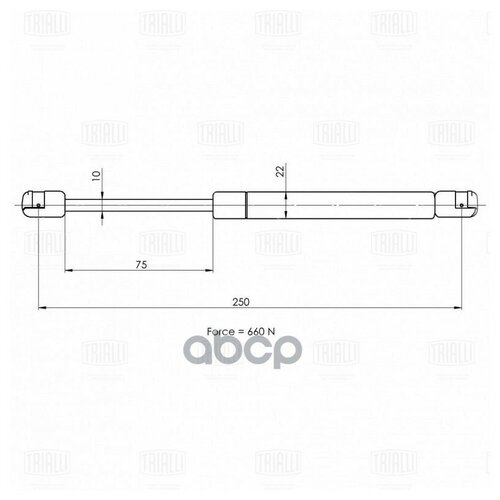 Упор Газовый Trialli арт. GS1024