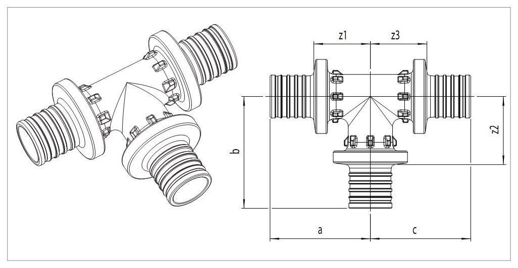 PX 11600811001 Тройник PPSU с уменьшенным боковым и торцевым проходами (20 мм, 2 x 16 мм) REHAU - фото №18