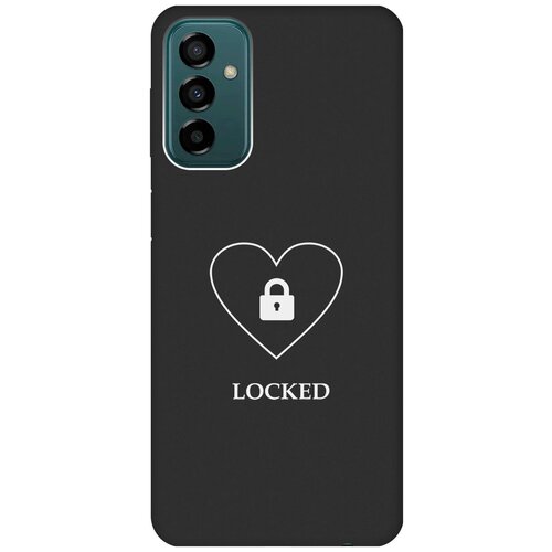 Матовый чехол Locked W для Samsung Galaxy M23 5G / Самсунг М23 5г с 3D эффектом черный матовый чехол boxing для samsung galaxy m23 5g самсунг м23 5г с 3d эффектом черный