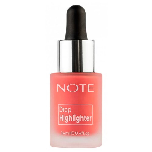 Note Хайлайтер жидкий Drop Highlighter, т. 01 хайлайтер для лица illuminating all over highlighter 5г 01 золотой луч