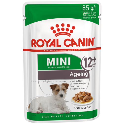 Влажный корм для пожилых собак Royal Canin Mini Ageing 12+ pouch 1 уп. х 1 шт. х 85 г (для мелких и карликовых пород)