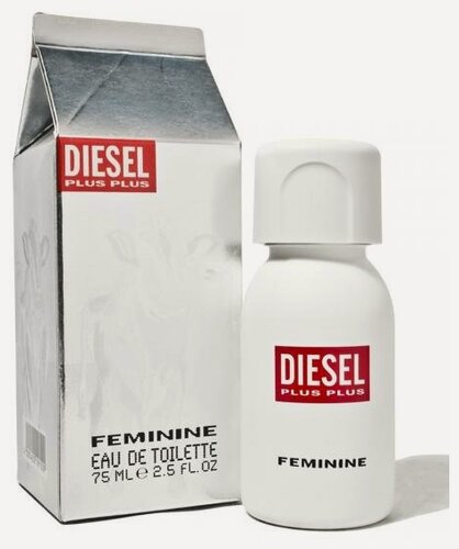 Изображение товара Diesel woman Plus Plus Feminine (белый) Туалетная вода 75 мл.