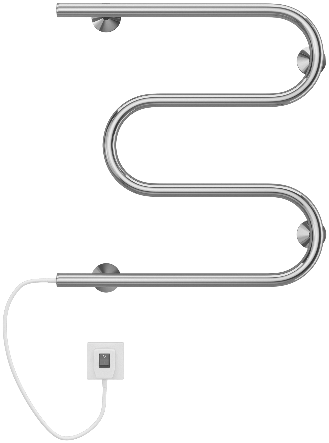 Полотенцесушитель электрический Terminus M-образный Электро 25 М-обр 500х500 (арт. 4620768883910)