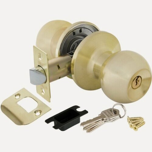 Изображение товара Ручка защелка Punto DK672 SB-ET (6072 SB-E ) (кл./фик.) мат. золото