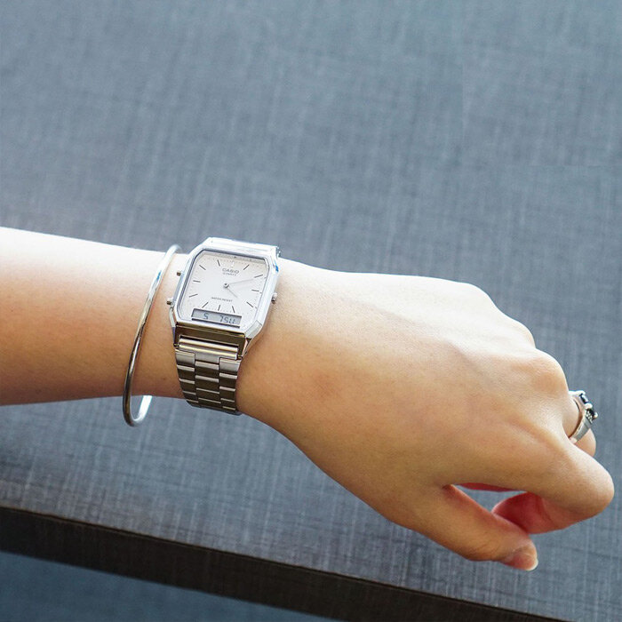 Наручные часы CASIO Collection, серебряный — фото 1