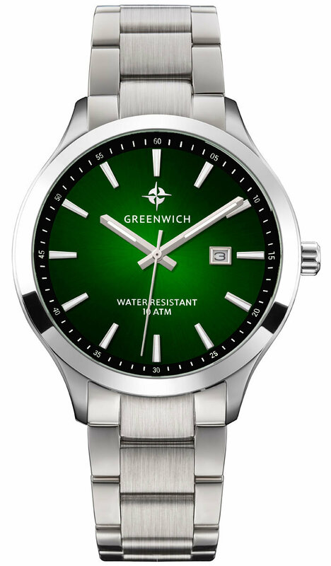 Наручные часы GREENWICH Helm, зеленый