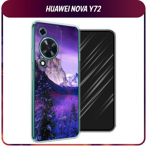 Силиконовый чехол на Huawei Nova Y72 / Хуавей Нова Y72 Лес 20 силиконовый чехол на huawei nova y72 хуавей нова y72 прозрачный