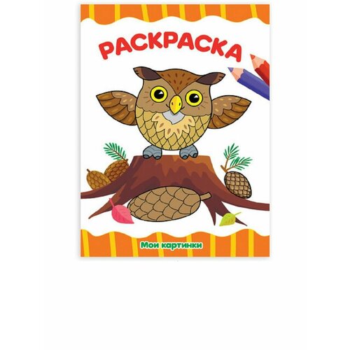 Книжка-раскраска А4 эконом, МОИ картинки