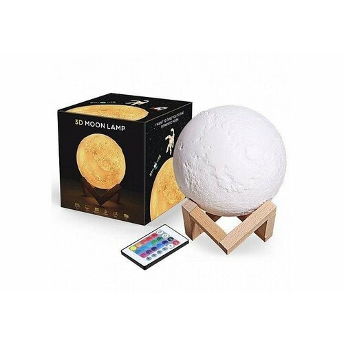 Ночник-светильник с пультом 3D Луна 1525 см 6 цветов 1390₽