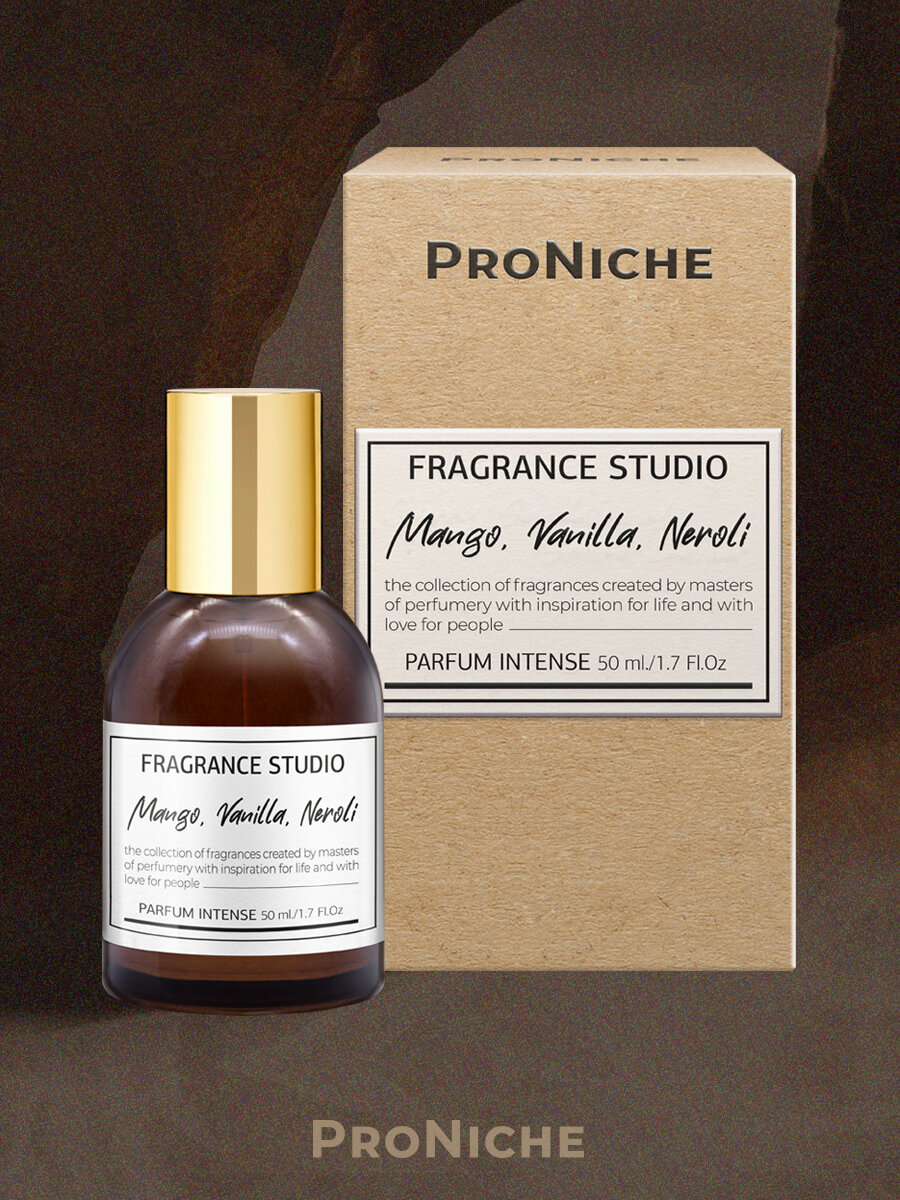 ProNiche Fragrance Studio Mango, Vanilla, Neroli 50 мл духи женские, стойкие, фруктовые, ваниль, манго, нероли — фото 1