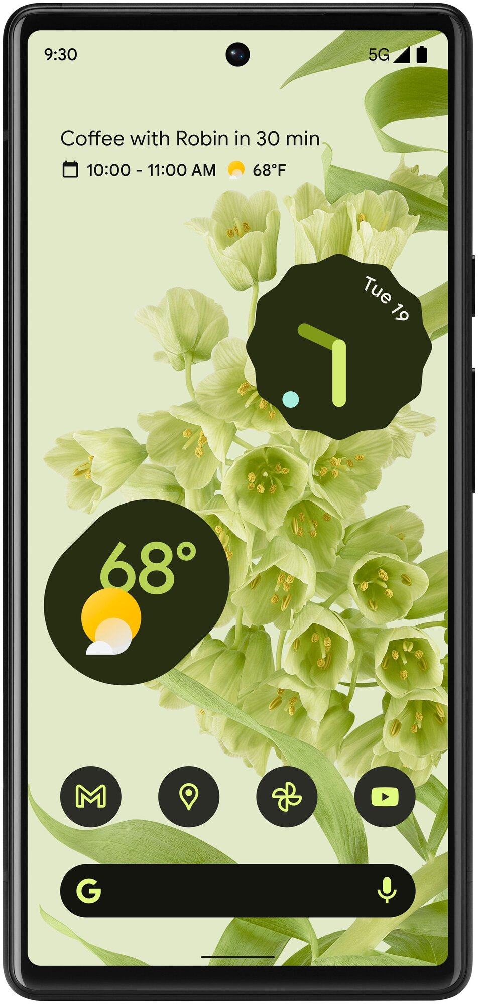 Смартфон Google Pixel 6 8/128 ГБ JP, nano SIM+eSIM, sorta seafoam — фото 1