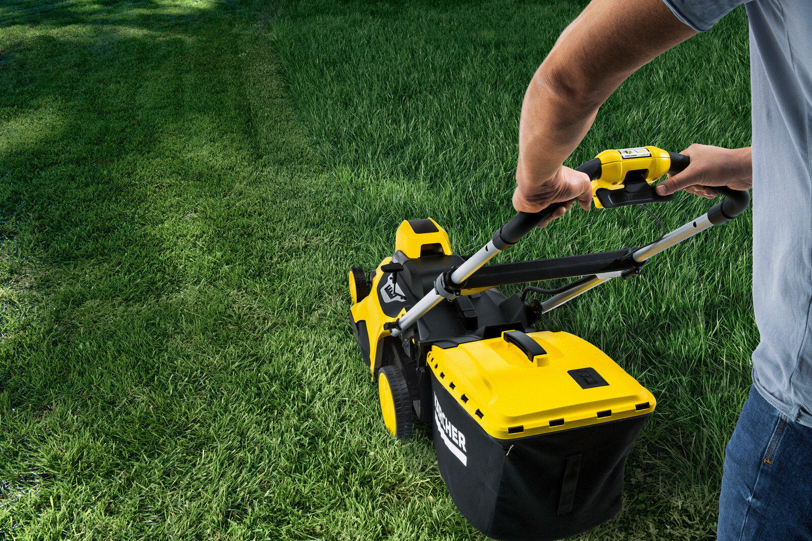 Газонокосилка аккумуляторная Karcher LMO 36-46 Battery (1.444-472.0) - фото №7