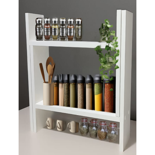 Полка для специй на кухню модульная настольная